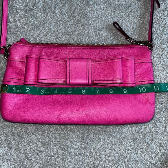 Kate Spade Vibrant Pink Crossbody Bag with Bow Accent - Picture 8 of 12